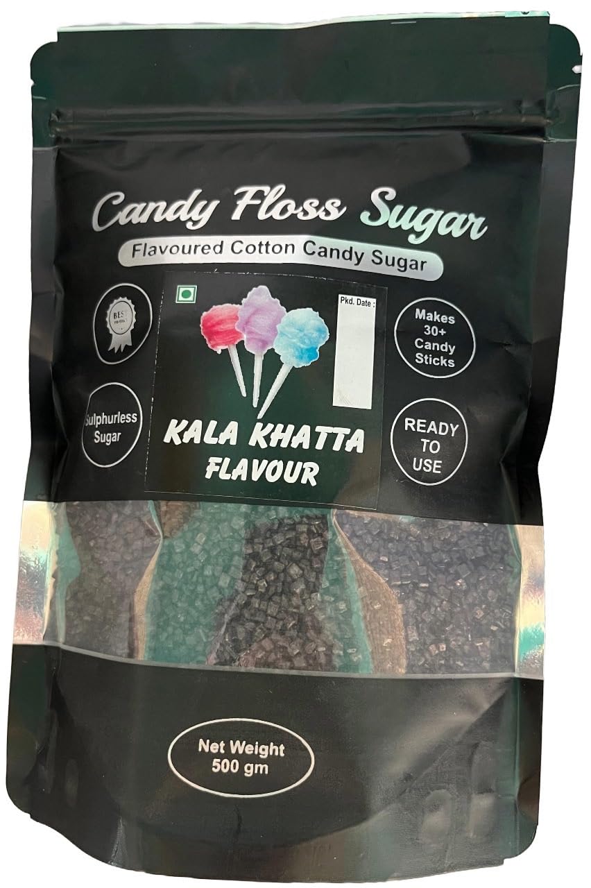 Candy Floss Sugar/Flavoured Cotton Candy Sugar (Kala Khatta)-image-13