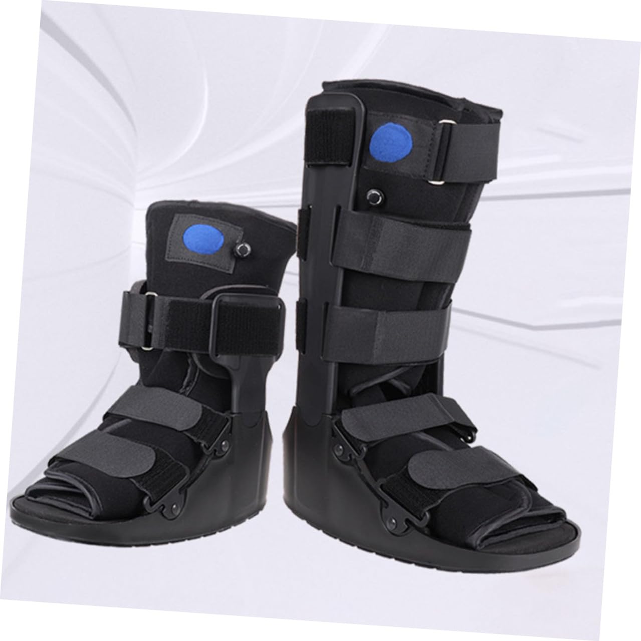 Veemoon Low-profile Ankle Walking Boot with Inflatable Cushion, Foot Sprains Stabilizer and Medical Foot Brace Support for Adult and Post-surgery Rehabilitation