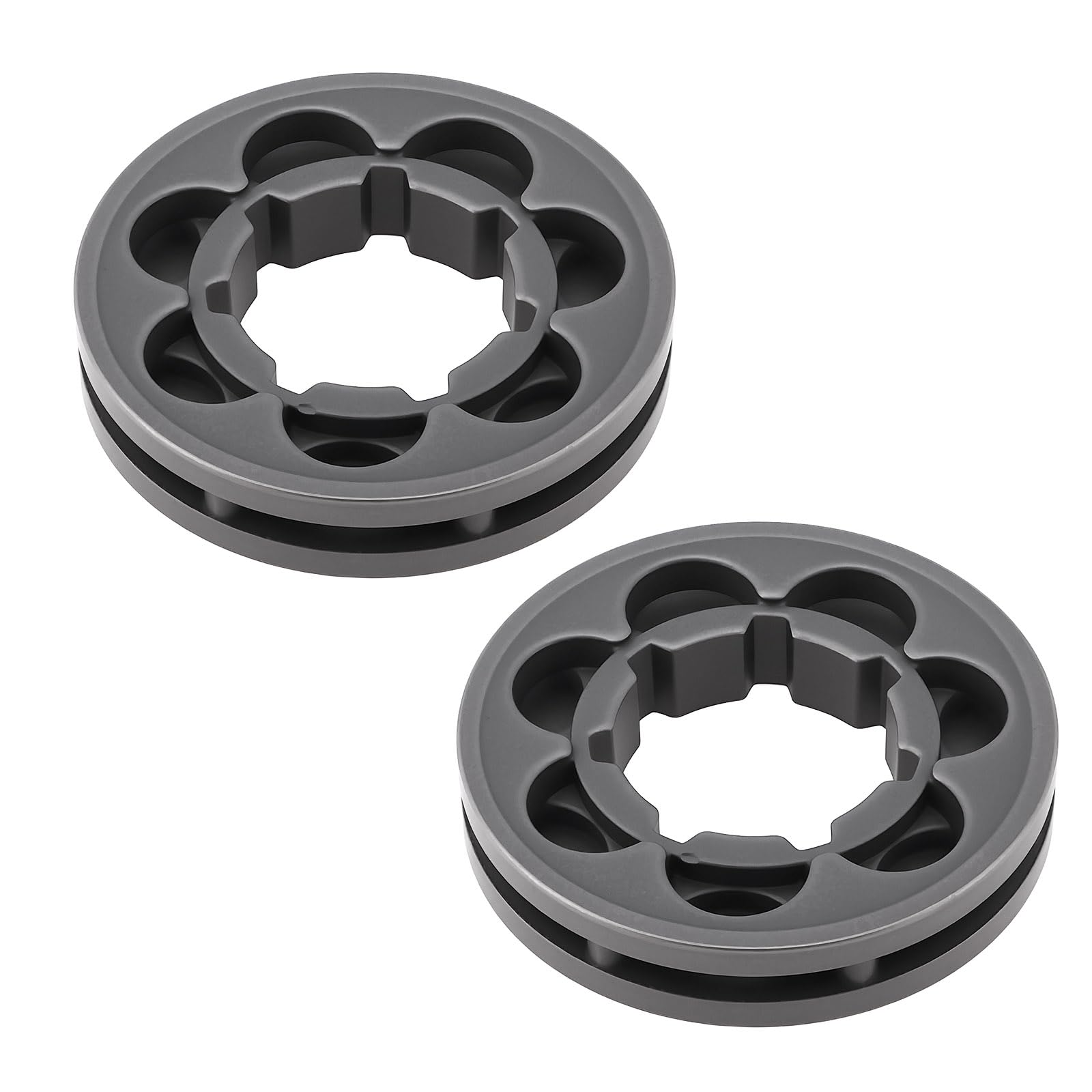 LT Easiyl 2pcs 3/8Inch 7-Tooth Chain Sprocket Rim 16.7mm ID Compatible with Stihl Chainsaw
