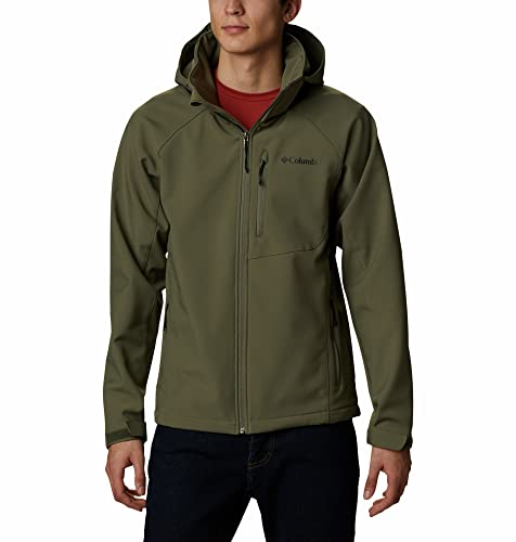 Columbia Cascade Ridge 2 Softshell, Chaqueta De Softshell Cortavientos Hombre, Stone Green, M