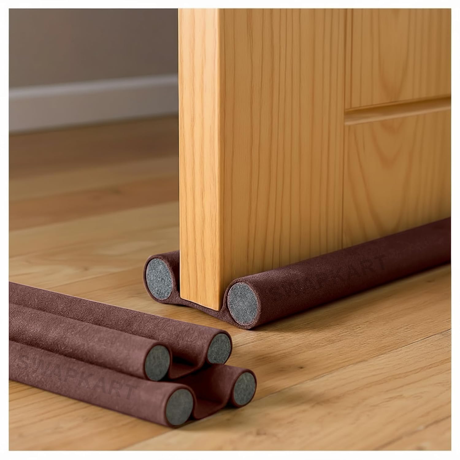 PVC Door Guard Gap Filler for (39 Inches, Pack of 3) Door Bottom Seal Strip - Sound-Proof, Reduce Noise, Energy Saving Door Stopper for Reduce Door Dust, Door Guard for Home-image-29