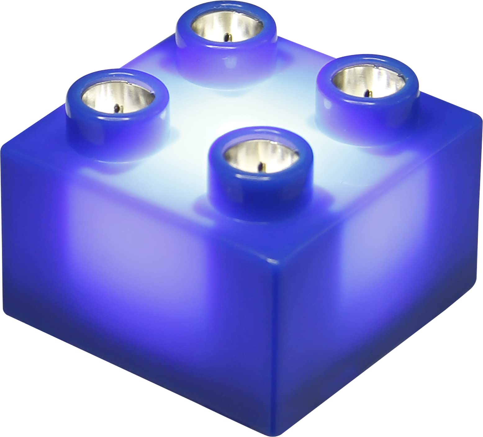 STAX Junior Starter Plus – 15 Briques Lumineuses 2x2 + Base USB – Compatibles, Créatives, Dès 2 Ans