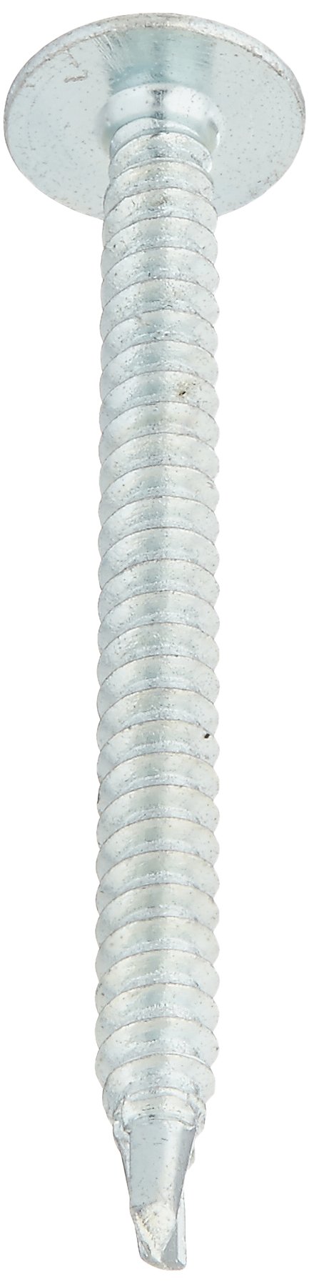 50-Pack Steel Self-Drilling Screws – Zinc Plated, Modified Truss Head, Phillips Drive – 8-18 Thread, 2 Inch