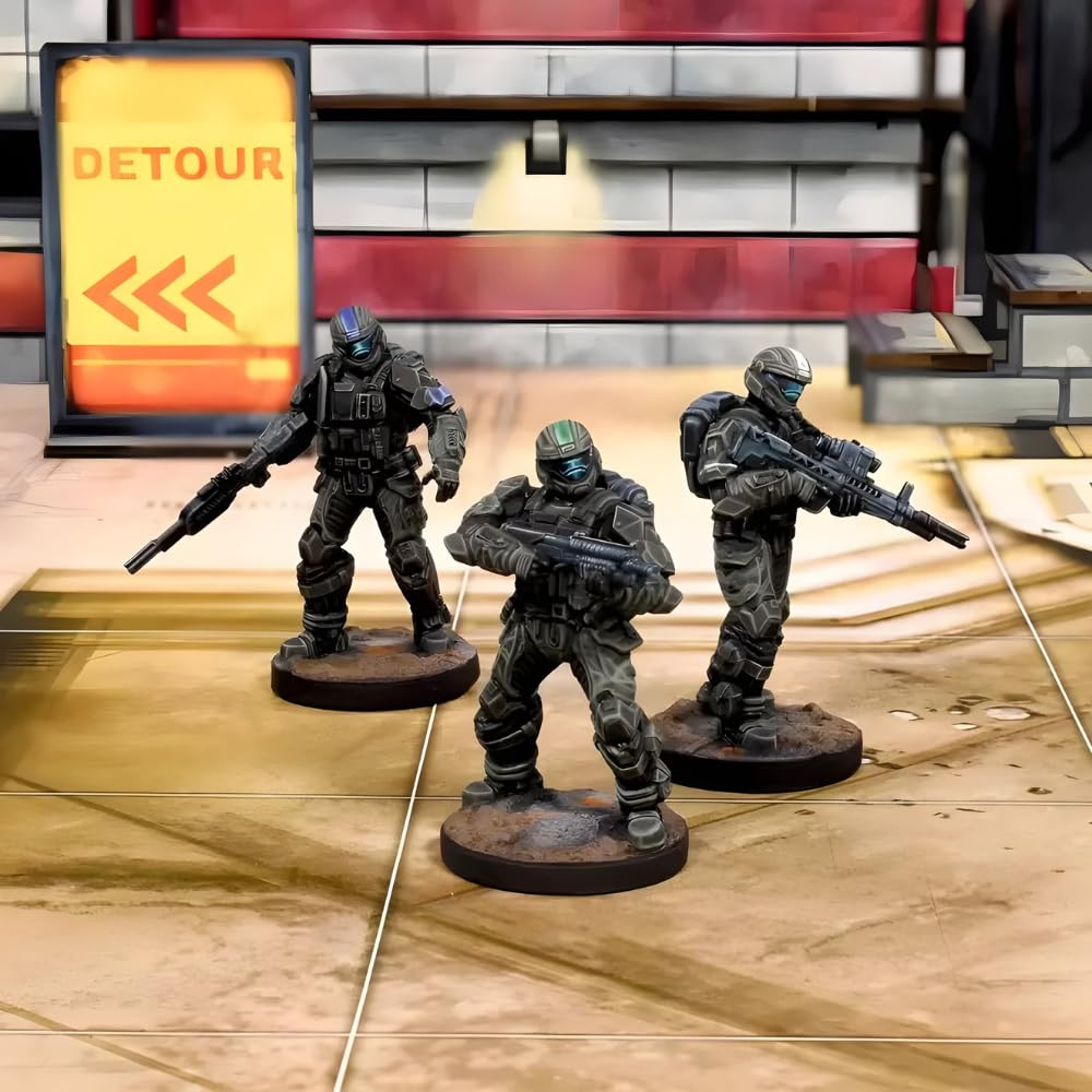 mantic Giochi, Halo: Flashpoint The Board Game - ODST Feet First Into Hell