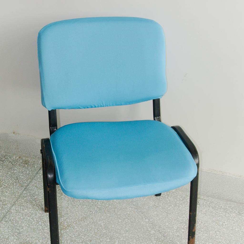 Stuhlhussen für Büro- und Computerstühle, dehnbar, Blau, 5 Stück