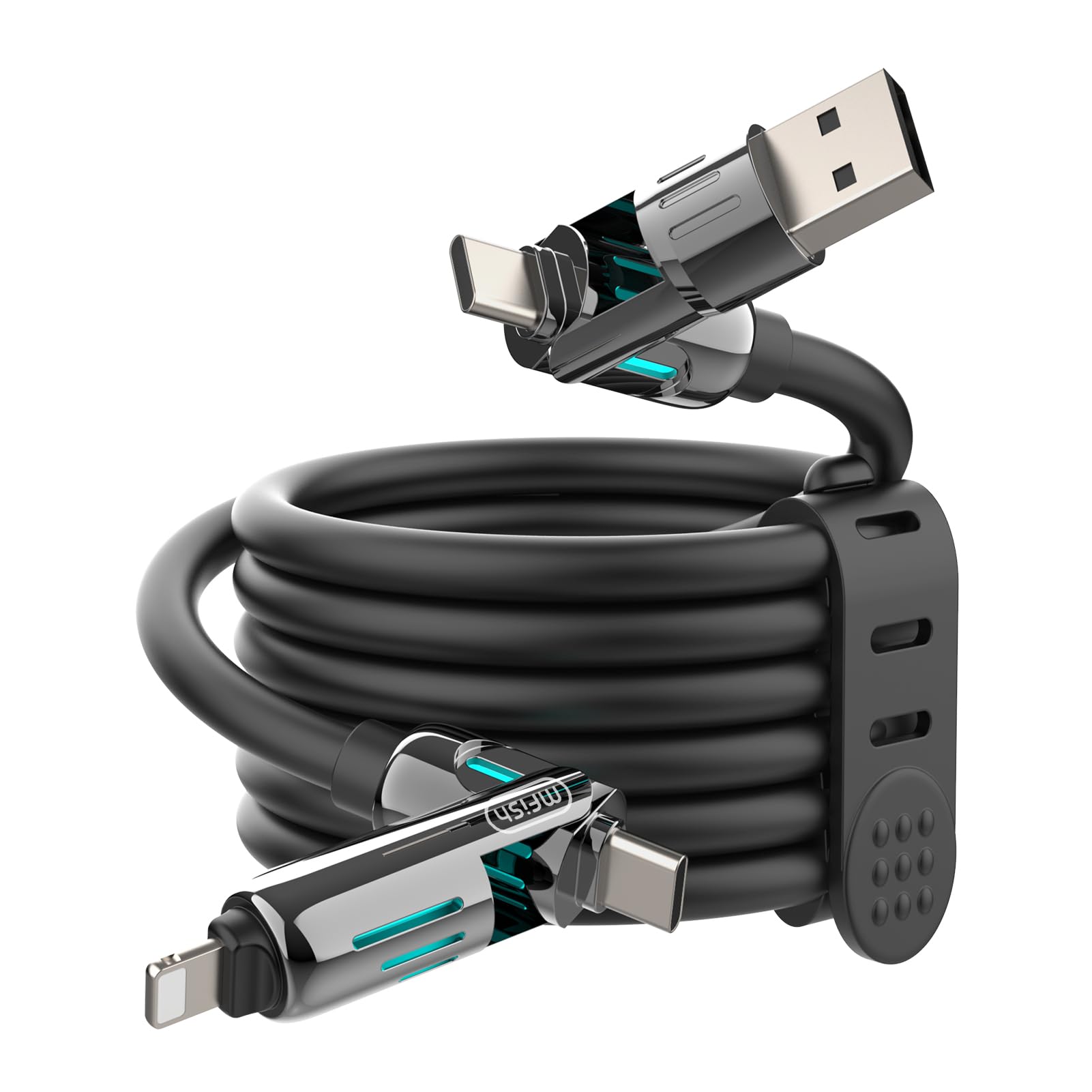 MFish 240W 4-in-1 Charging Cable with Carrying Case