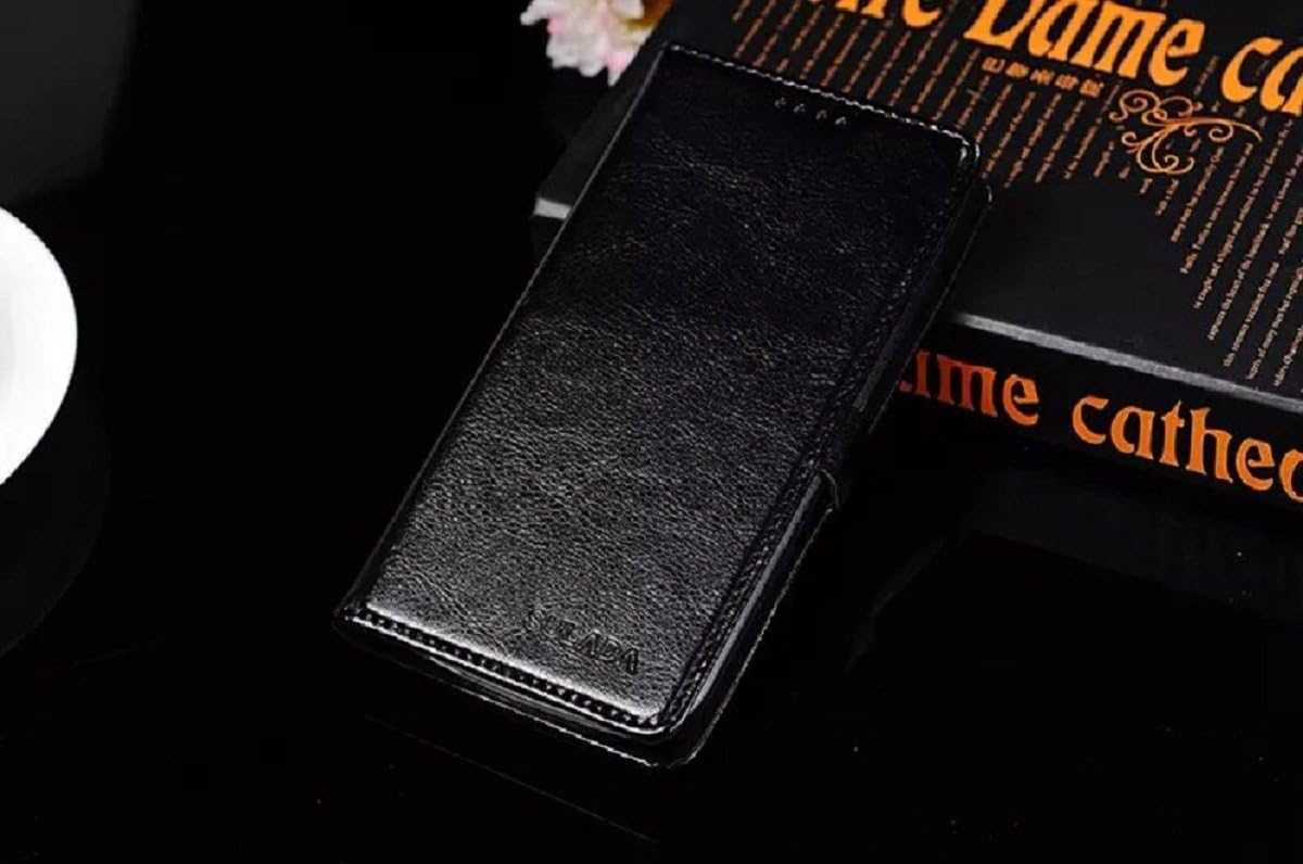 Hi5Gadget ZLDECO Series Huawei y600 Wallet Cover PU Leather Shell Protective Skin Case with Card Socket for huawei y600 (Black)