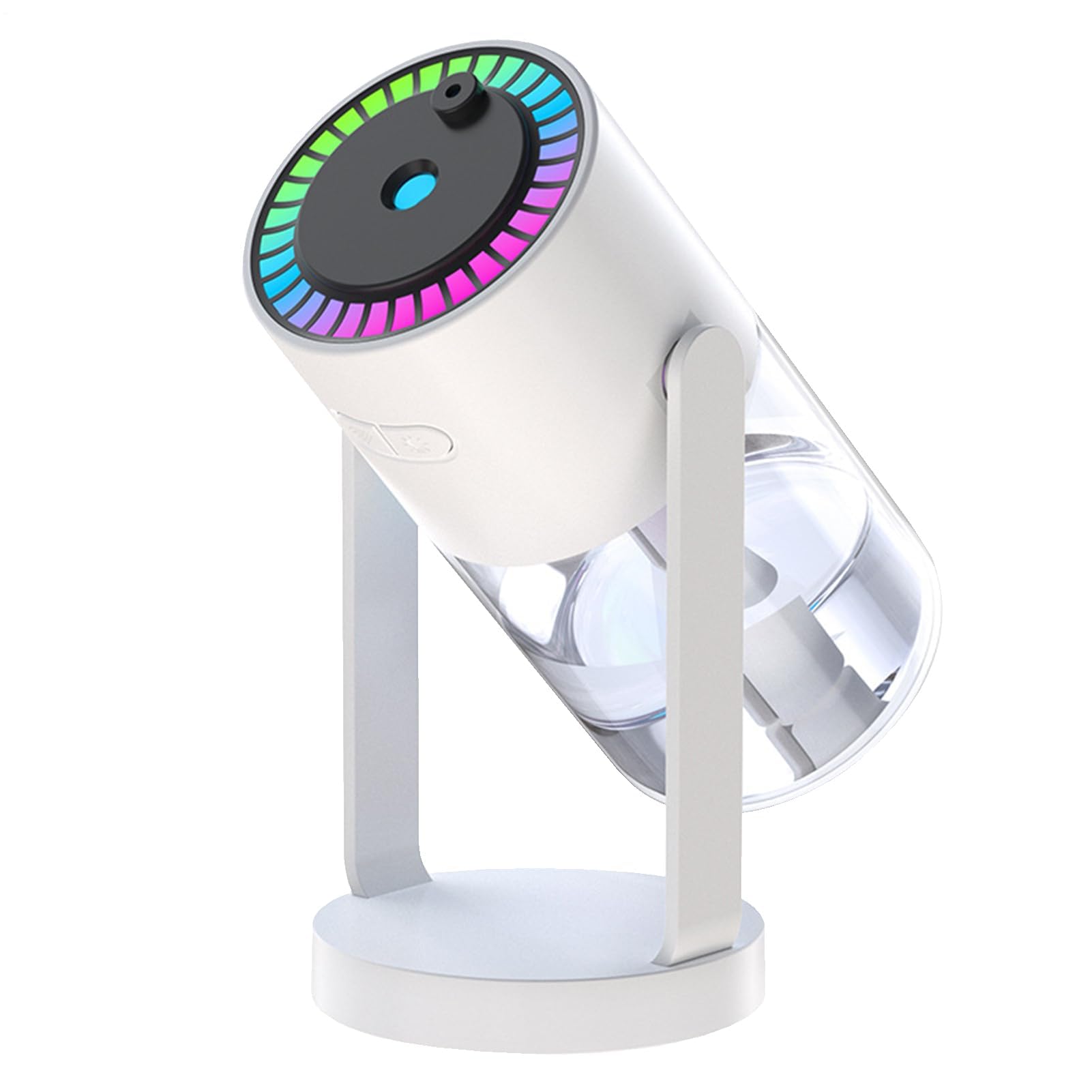 Umidificatore a nebbia fredda con diffusore di olio e luce d'atmosfera, elegante proiettore per asilo nido e casa, comoda soluzione di umidità per camera da letto e spazi familiari
