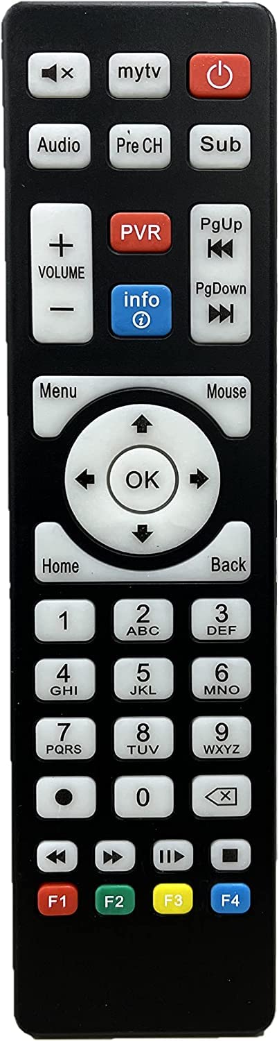 Replacement Remote Control for Global Media Box/Plus TV for Subscription and reseller Panel orangestor dot com
