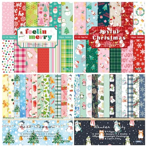 Papier cartonné Père Noël 15x15 cm pour réussir vos cartes sans manquer