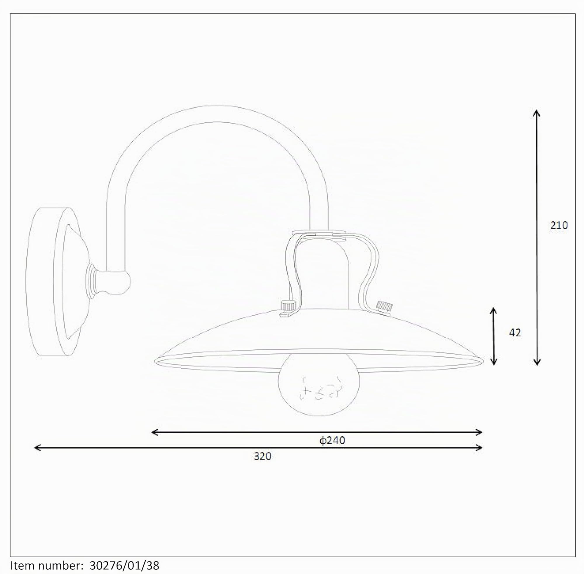 LUCIDE RÖMER - Lámpara de pared - 1xE27 - Beige