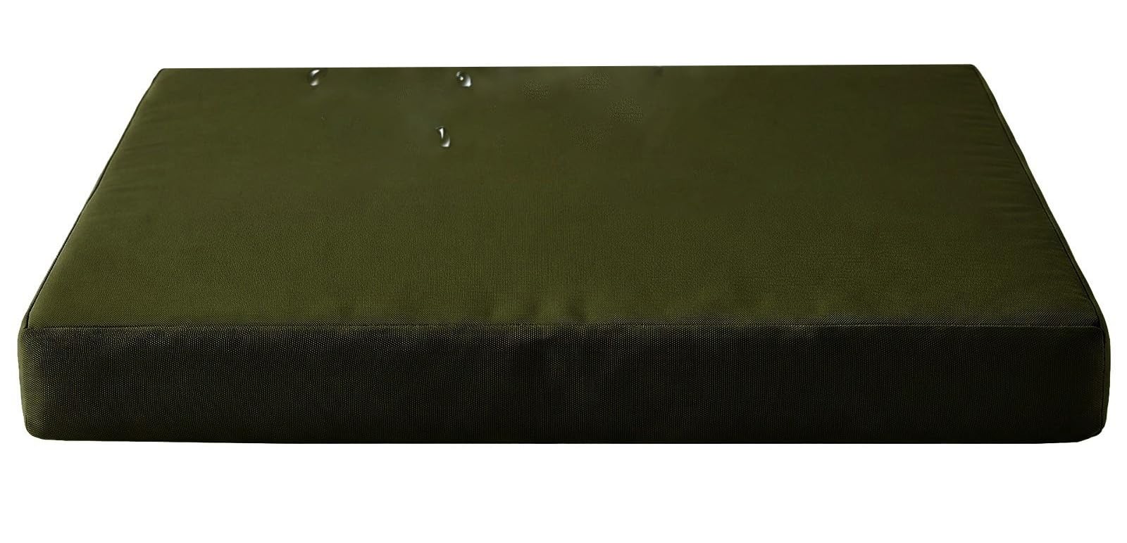 YNJJKA Bench Seat Cushion Outdoor Floral Waterproof 80%, Indoor Replacement Patio Furniture Long Cushion with Filling, Bench Seat Pad for Porch Swing Garden Sofa Settee(Dark Olive,200x25 cm 79x10 in)