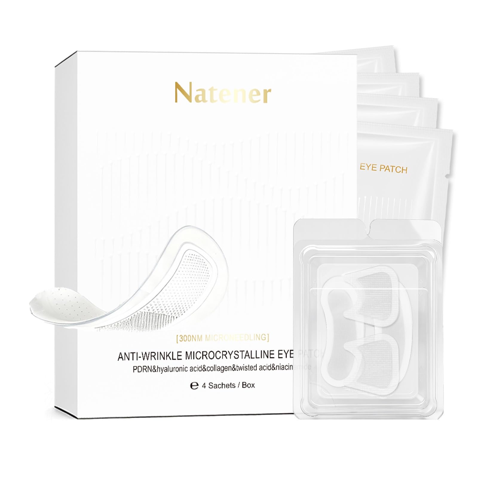 PDRN Micro-Dart Under-Eye Patches with Hyaluronic Acid