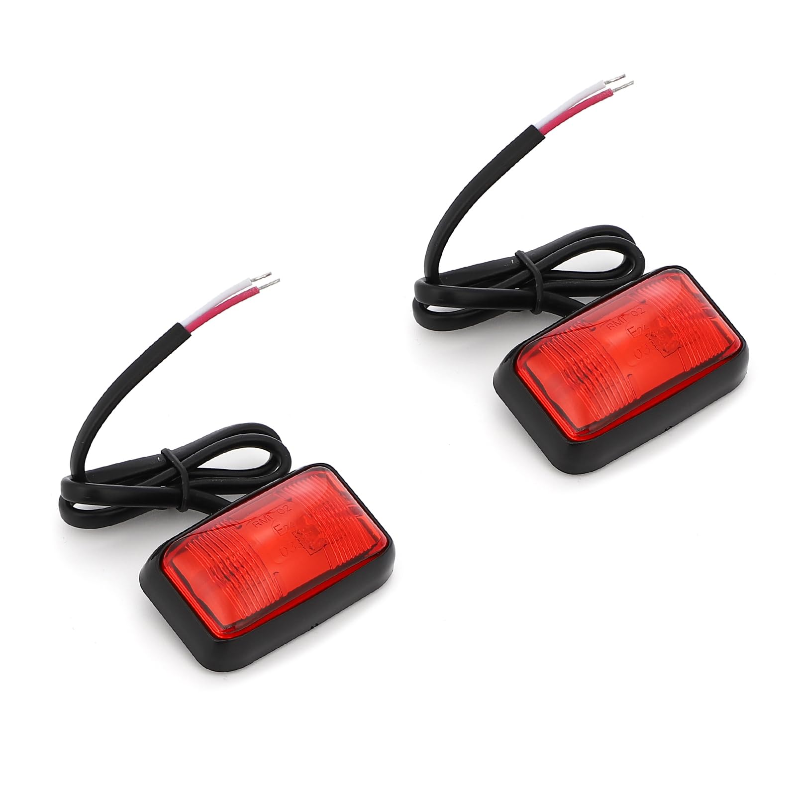 Amazon.co.jp: LUCKLINK サイド マーカー LED 12v 24v 汎用 2