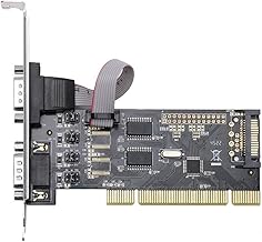 aieibuy 2-Port PCI RS232 Serial Adapter Card PCI Expansion Card PCI to RS232 Serial Adapter Port Stable Accessory