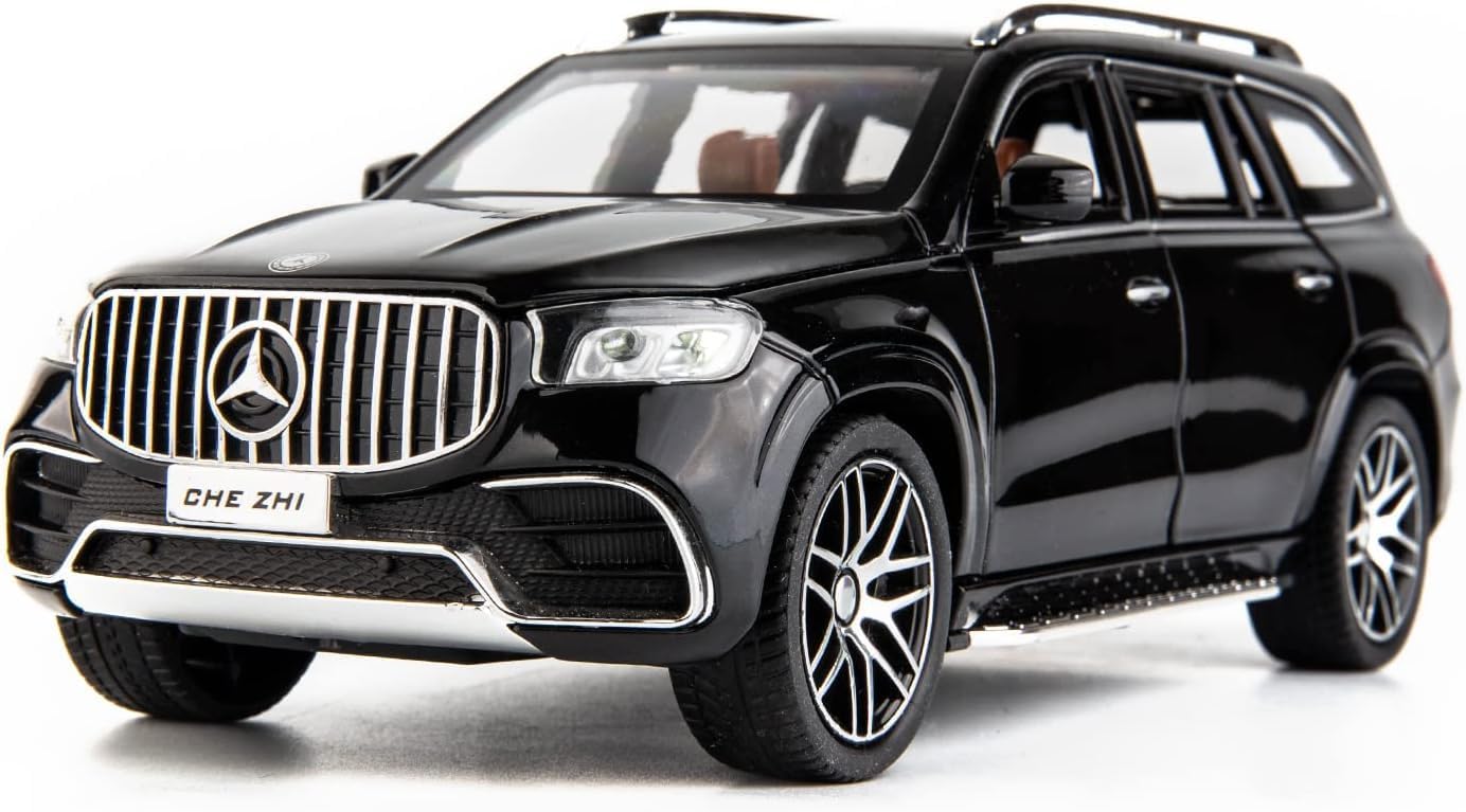PEZYOX Alloy Car Model Diecasts Metal Toy with Sound/Light/Pull-Back Off-Road Vehicles Car Model Collection Kids Toys Gift Multicolor Pack of 1 (1:24-Benz AMG GLS63_Black) (B0CLXQ2BJV) Amazon Price History, Amazon Price Tracker