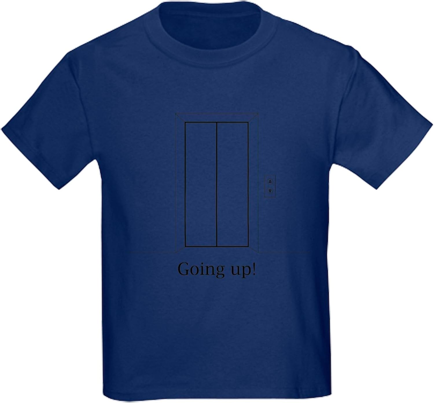 CafePress Elevator: Going Up Men's T Shirt Kids Dark Cotton T-Shirt
