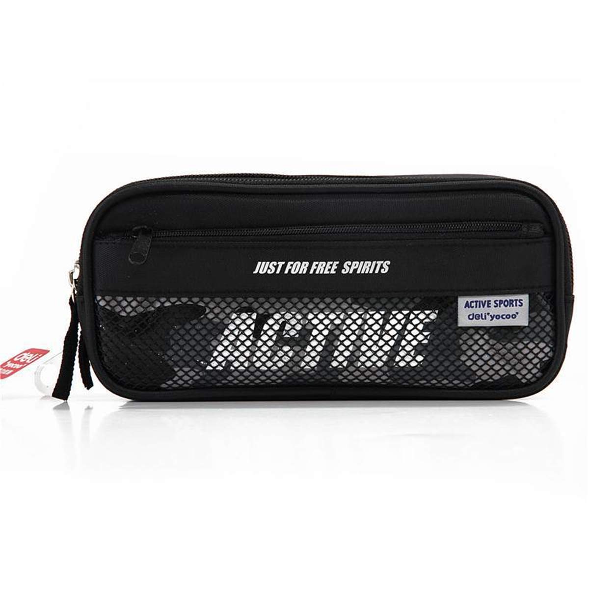 CUNKENTILALOR Pencil Case Large Capacity Pen Bag 2-layer Pencil for Case Waterproof Cosmetic Bag Multi-layer Pencil for Case for School Student Gi