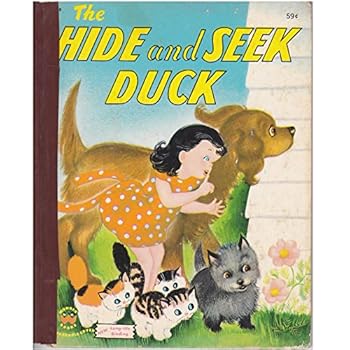 Hardcover The hide-and-seek duck; (Wonder books) Book