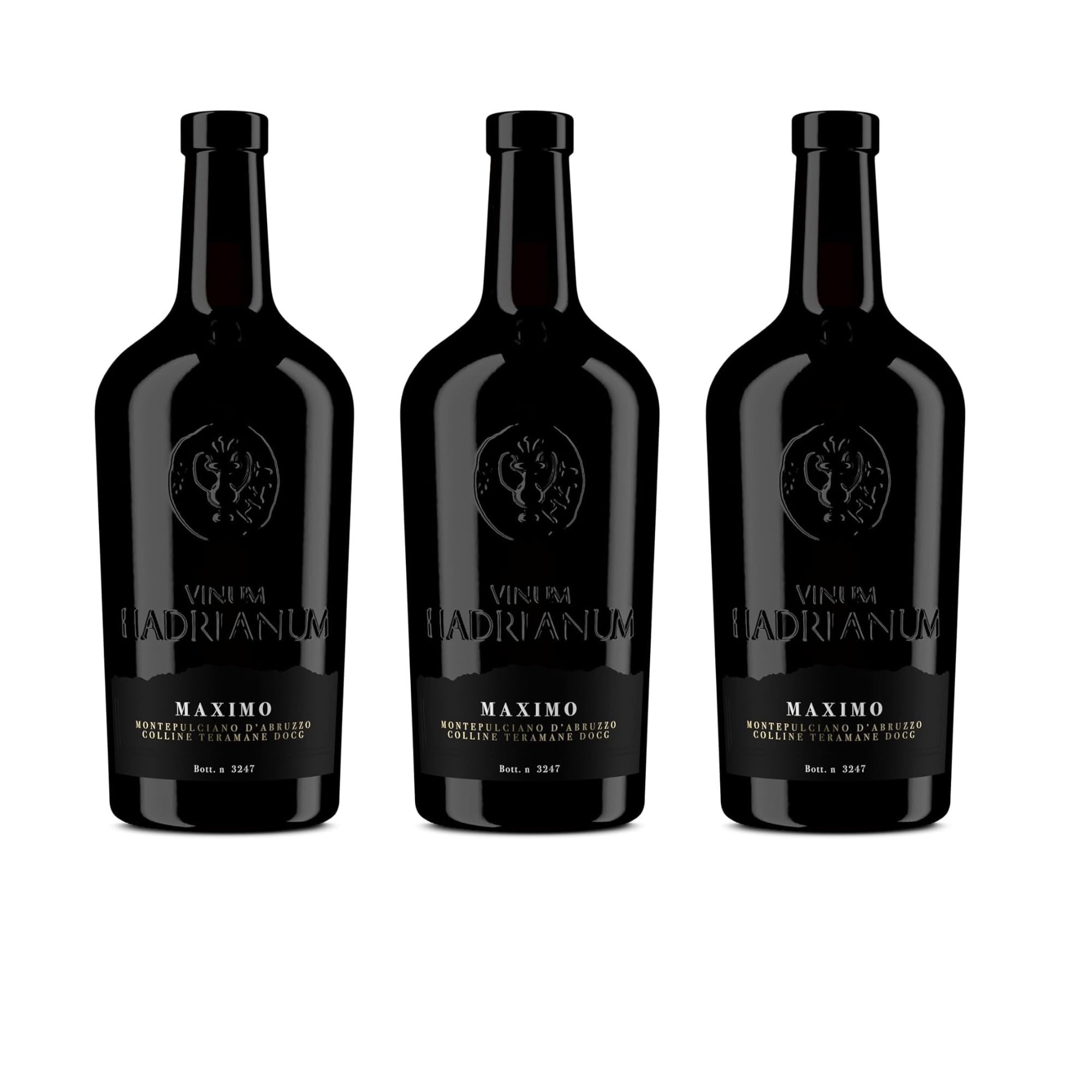 Italian MAXIMO 2021 Red Wine (Color Bright Ruby) Montepulciano D'Abruzzo by Vinum Hadrianum | Colline Teramane DOCG Embrace Wine | Excellence in Every Sip