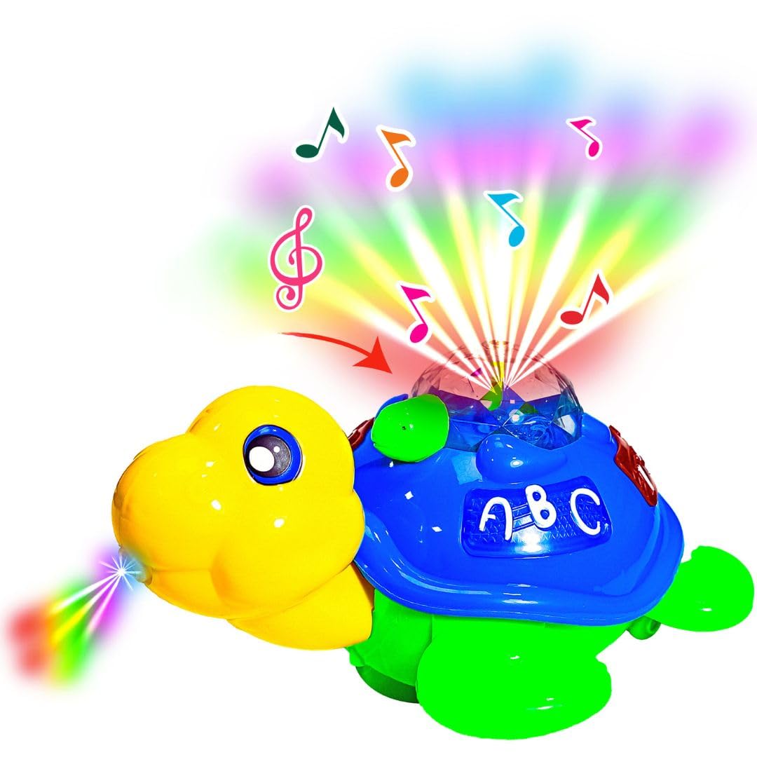 Mallexo 3D Flashing Light and Music Dancing Turtle Toy for Kids Baby Happy Moving Tortoise Bump and Go Musical Sound Educational Action Figure Toys for Babies 360 Auto Rotate Turtle for Boys & Girls (B0CY5LMD1M) Amazon Price History, Amazon Price Tracker