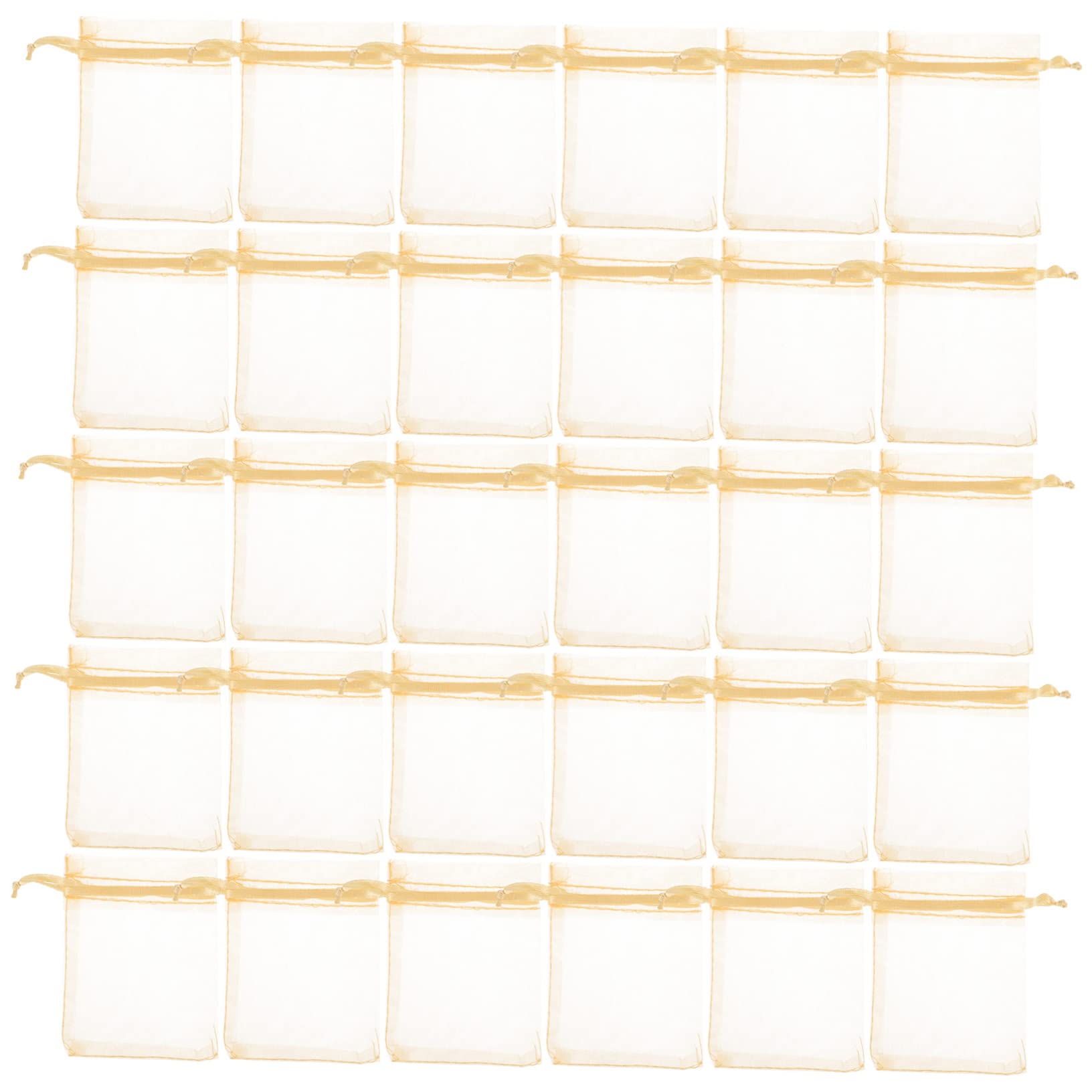 Anneome 5 Set Di Piccoli Sacchetti in Organza Con Coulisse Per Gioielli Bomboniere Per Matrimoni Porta Cappelli Contenitore Organizzato Per Piccoli Oggetti 100 Pezzi * 5