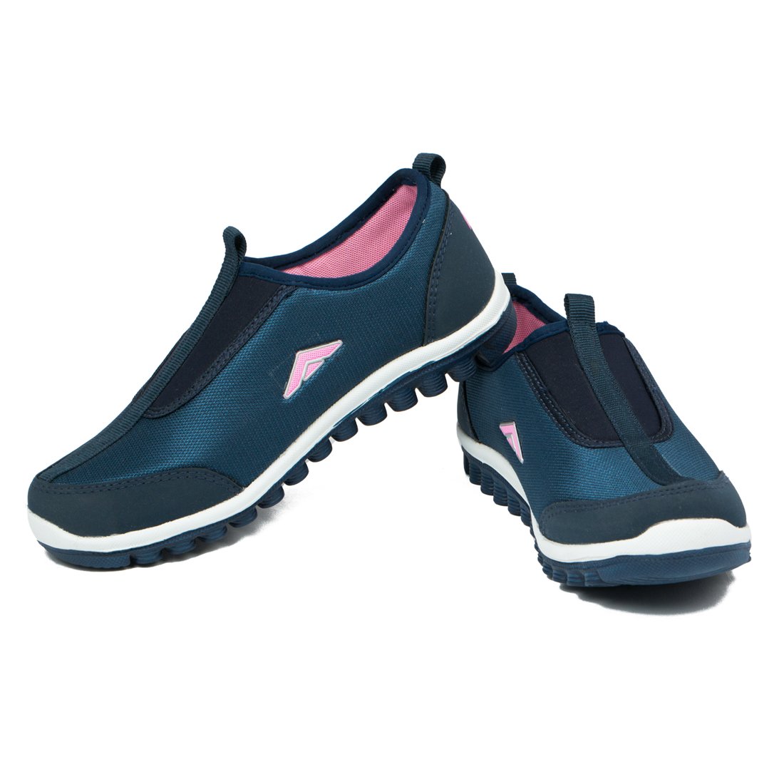 ASIAN Riya-01 - Mocasines casuales elegantes para correr para mujer, Azul marino, 6 UK