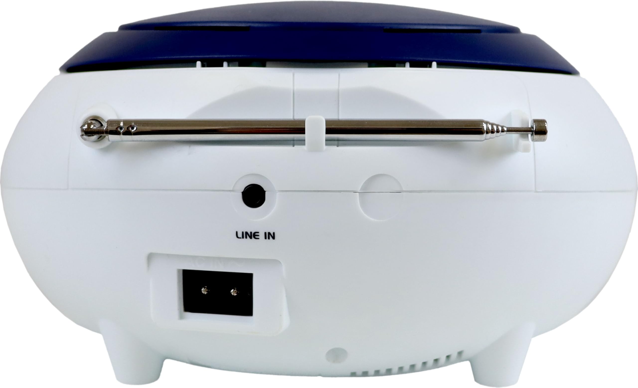 Majestic AH-265 Dab - Boom Box Portatile Radio Dab/Dab+/FM Stereo, Lettore CD/MP3, ingressi USB/AUX-in, BiancoBlu
