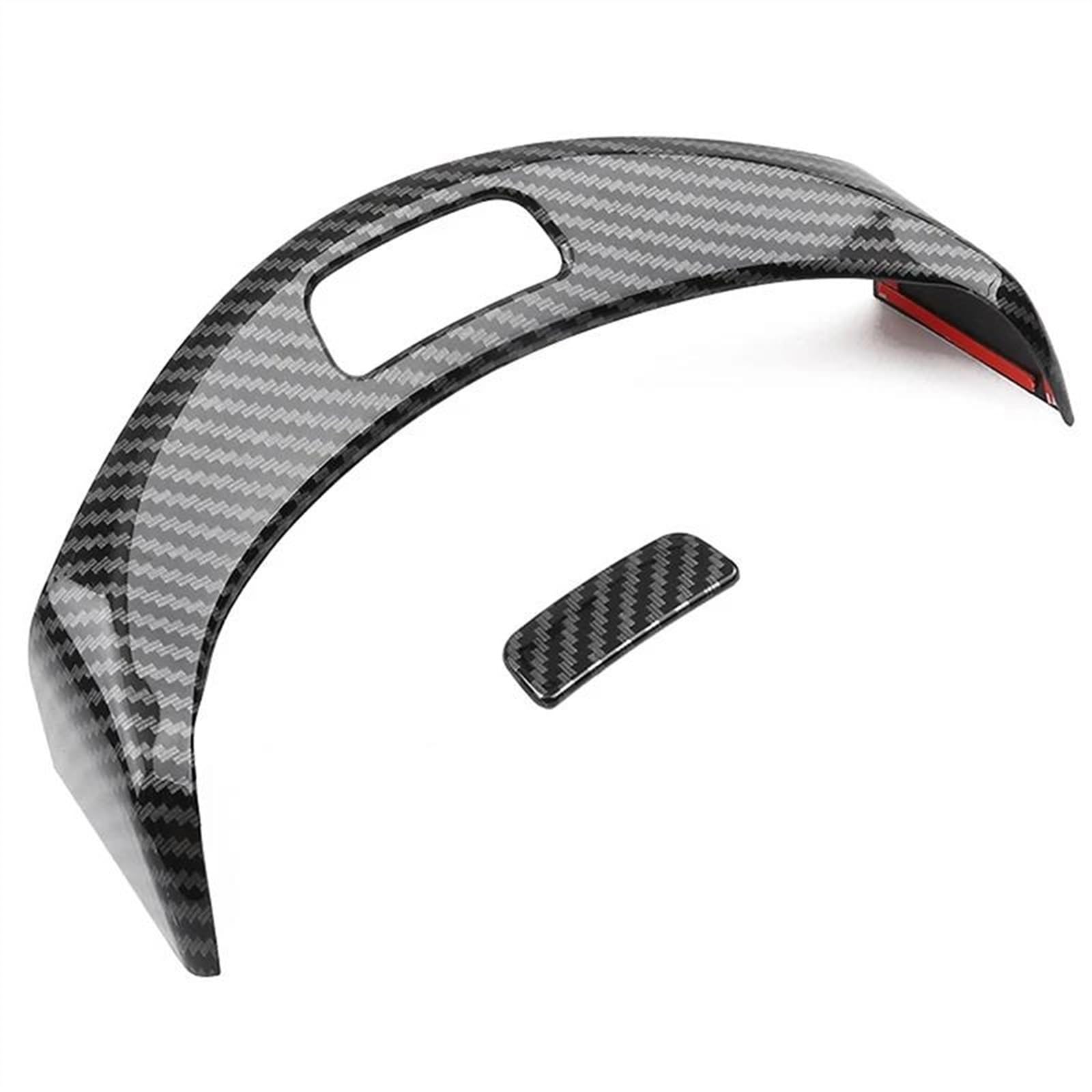 Car Interior Central Console Armrest Storage Box Cover Auto Trim Stickers for C GLC Class W205 X253 2015-2020 Decorative(Carbon)