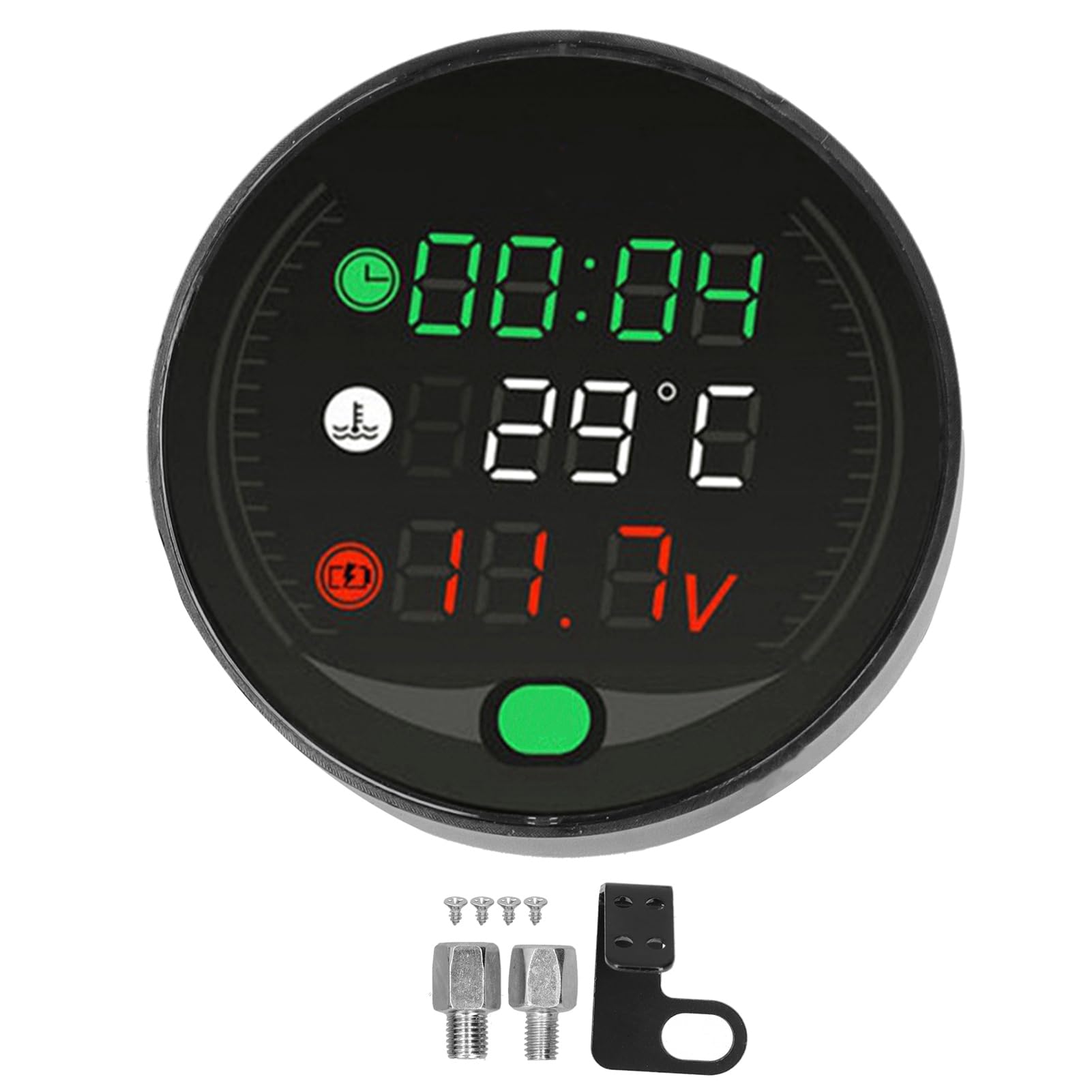 Universelles LED-Digitalanzeige-Motorrad-Wassertemperaturmessgerät für sicheres Fahren
