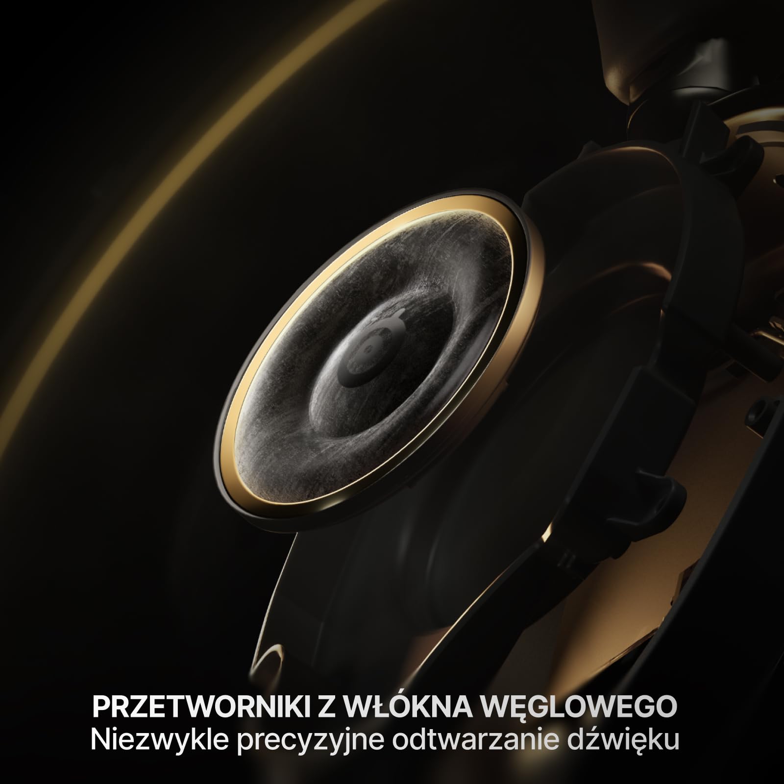 SteelSeries Arctis Nova Elite – Bezp. zestaw słuch. Hi-Res - 96 kHz/24 bitów - Głośniki z wł. węgl. - ANC - Red. szumów SI - Aplik. - 2,4 GHz + BT - Miks wielu źródeł - OmniPlay PC+PlayStation+Xbox