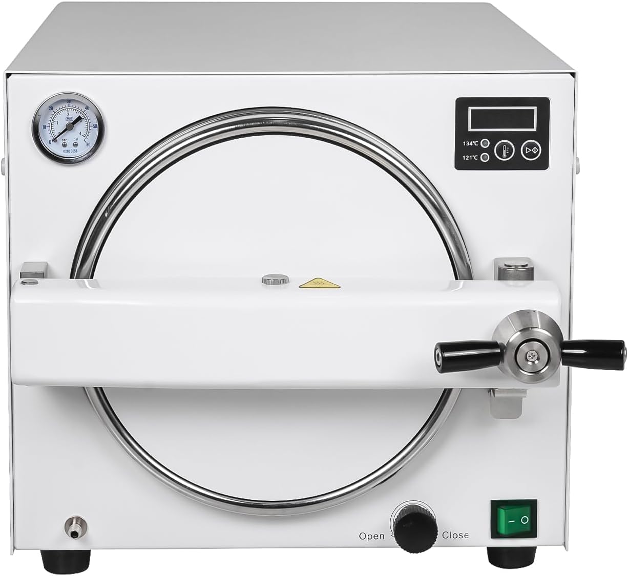 Autoklaven-Dampf 18L 1000W, tragbarer LED-Digitalanzeige-Autoklaven-Sterilisator mit Chip-Kontroll-Edelstahl-Laborausrüstung