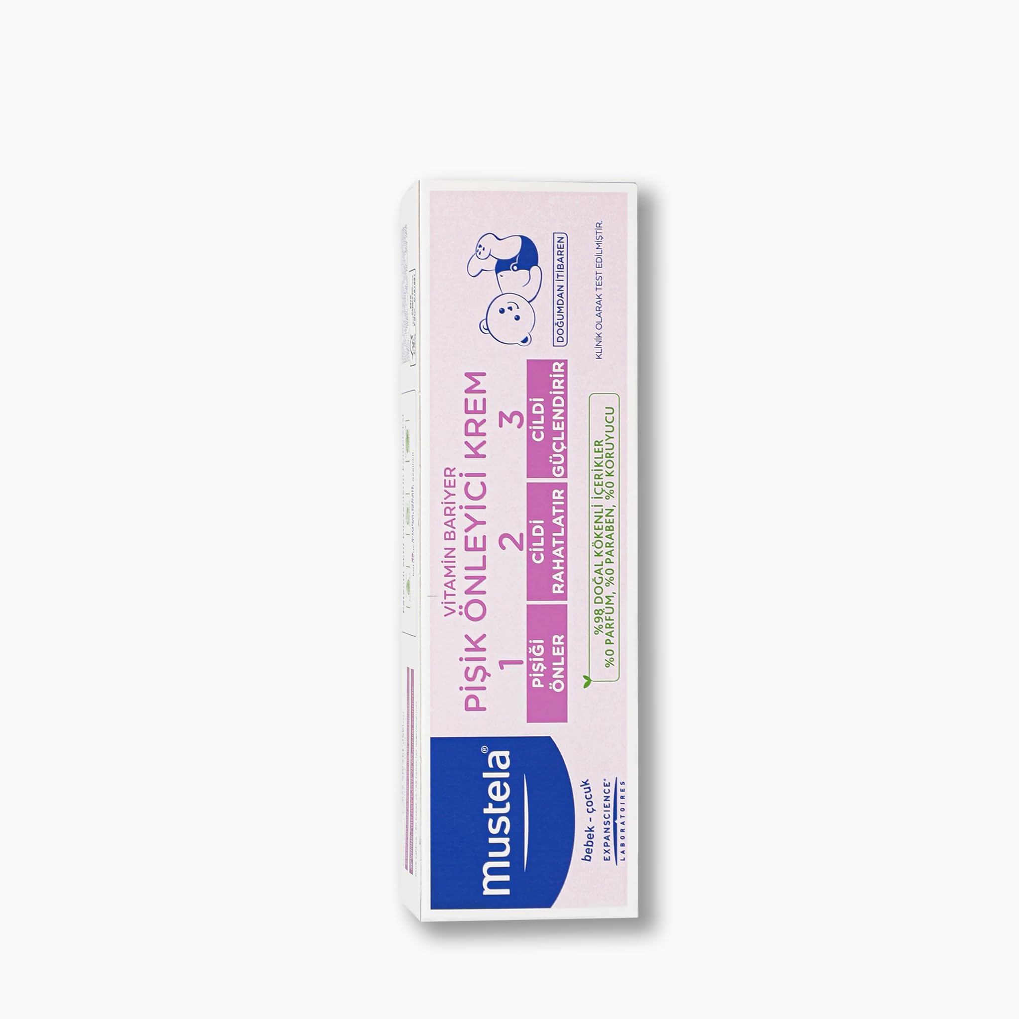 Mustela Vitamin Barrier Cream 1 2 3 Pişik Kremi (100 ml)