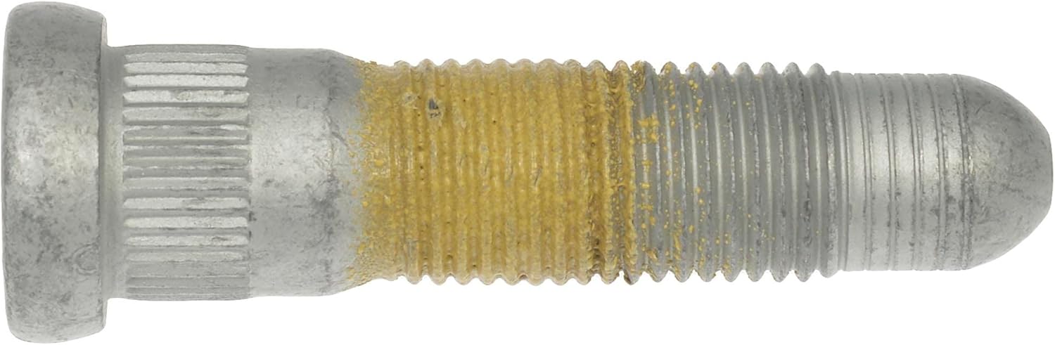 Dorman 610-661 M14-1.50 Serrated Wheel Stud - 15.8 mm Knurl, 64 mm Length Compatible with Select Models, 10 Pack (Made in USA)