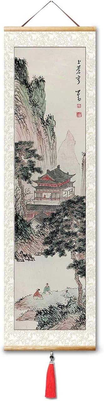 中国 掛け軸 Amazon｜中国の芸術の掛け軸 掛け軸 掛け軸 東洋の装飾｜仏間