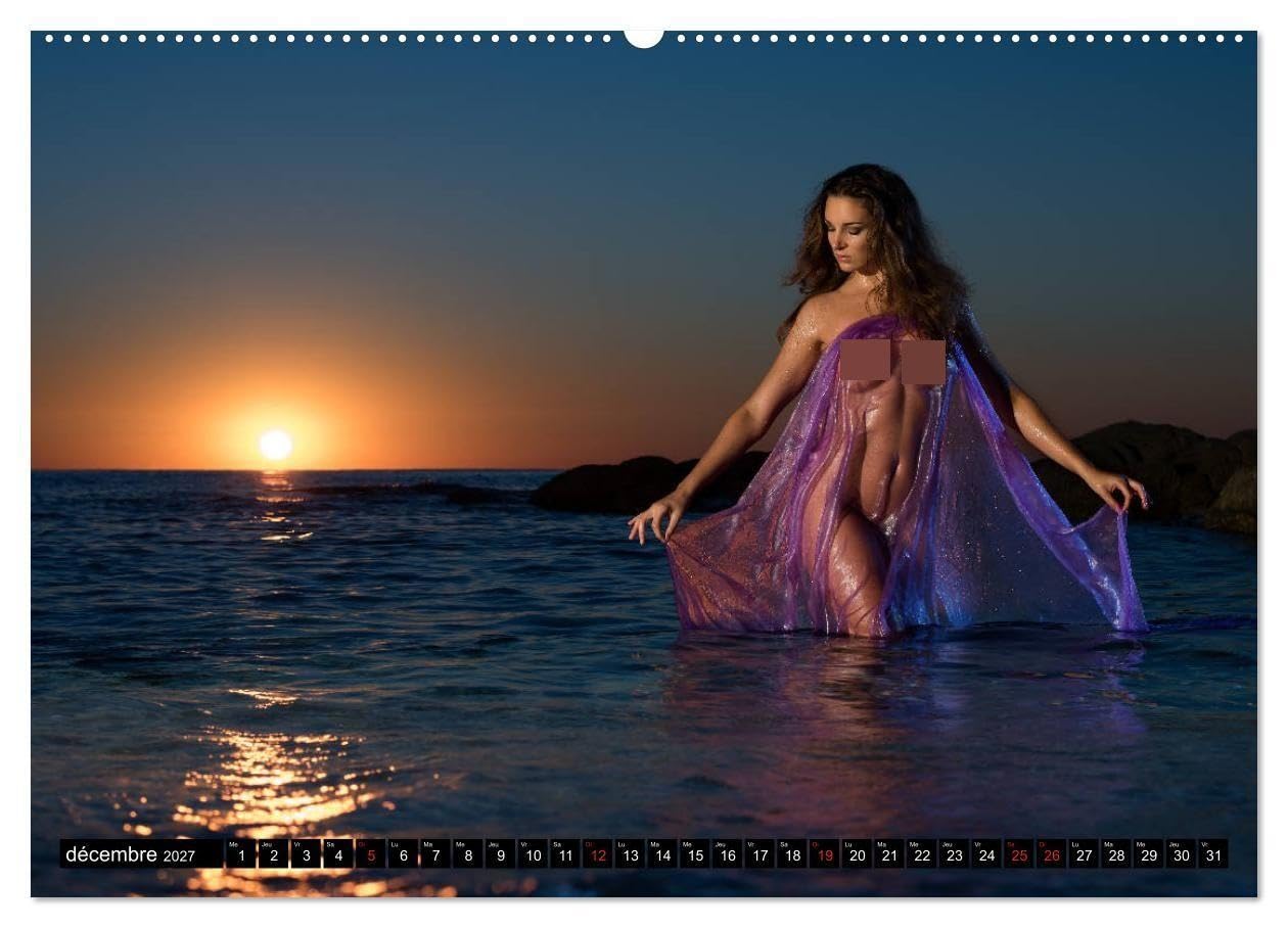 Le nu du monde entier (Calendrier mural haut de gamme 2027 DIN A2 vertical), CALVENDO calendrier mensuel: Photos érotiques de différents beaux endroits du monde