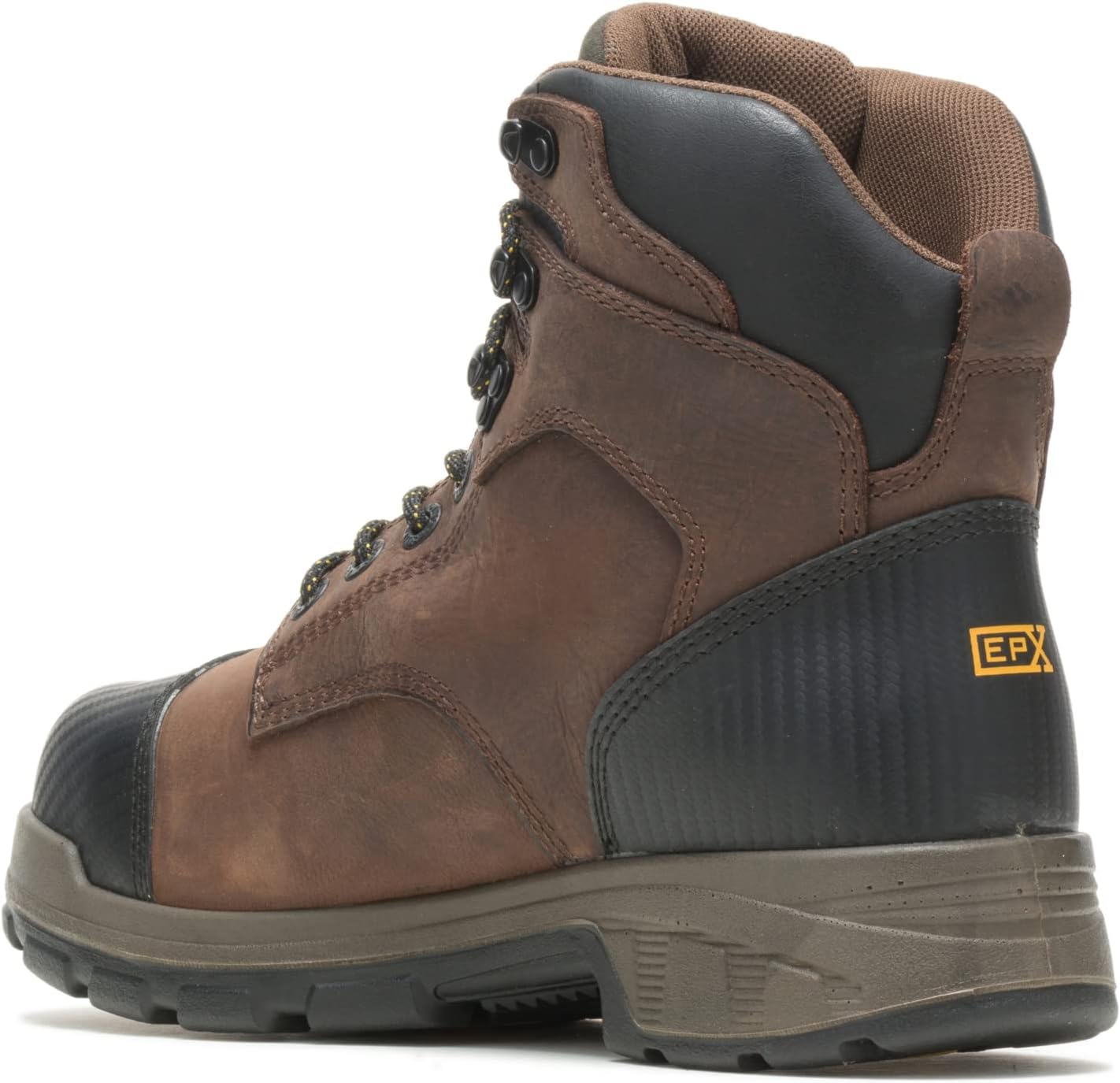 Wolverine Men's Blade Lx Waterproof 6" Comp Toe Met Guard Work Boot, Brown, 10