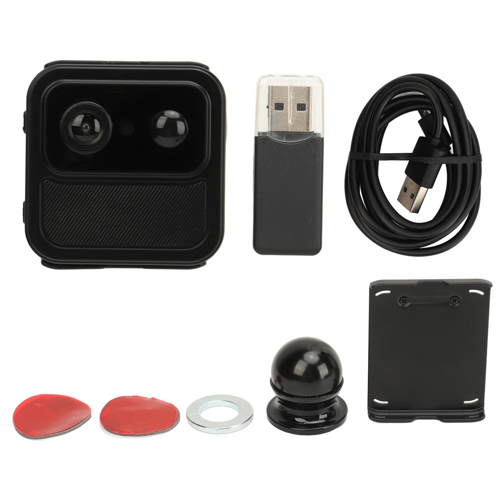 Mini Kamera 4K, Ukryta Kamera WiFi, Małe Tajne Kamery Bezpieczeństwa w Domu z Noktowizorem, Pilot do Telefonu Komórkowego, Długi Czas Czuwania, Wykrywanie Ruchu