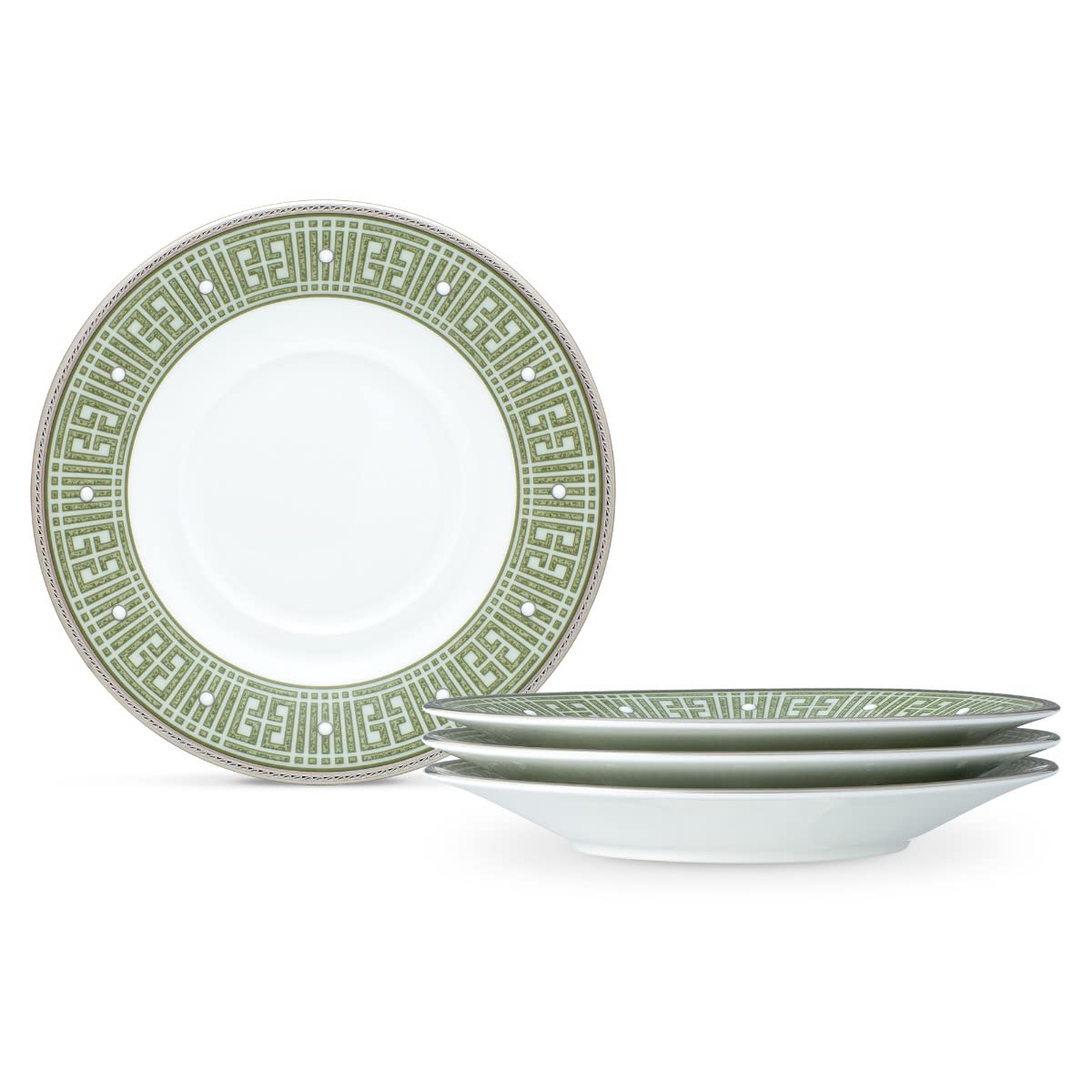 Noritake Infinity Green Platinum Saucer, 6