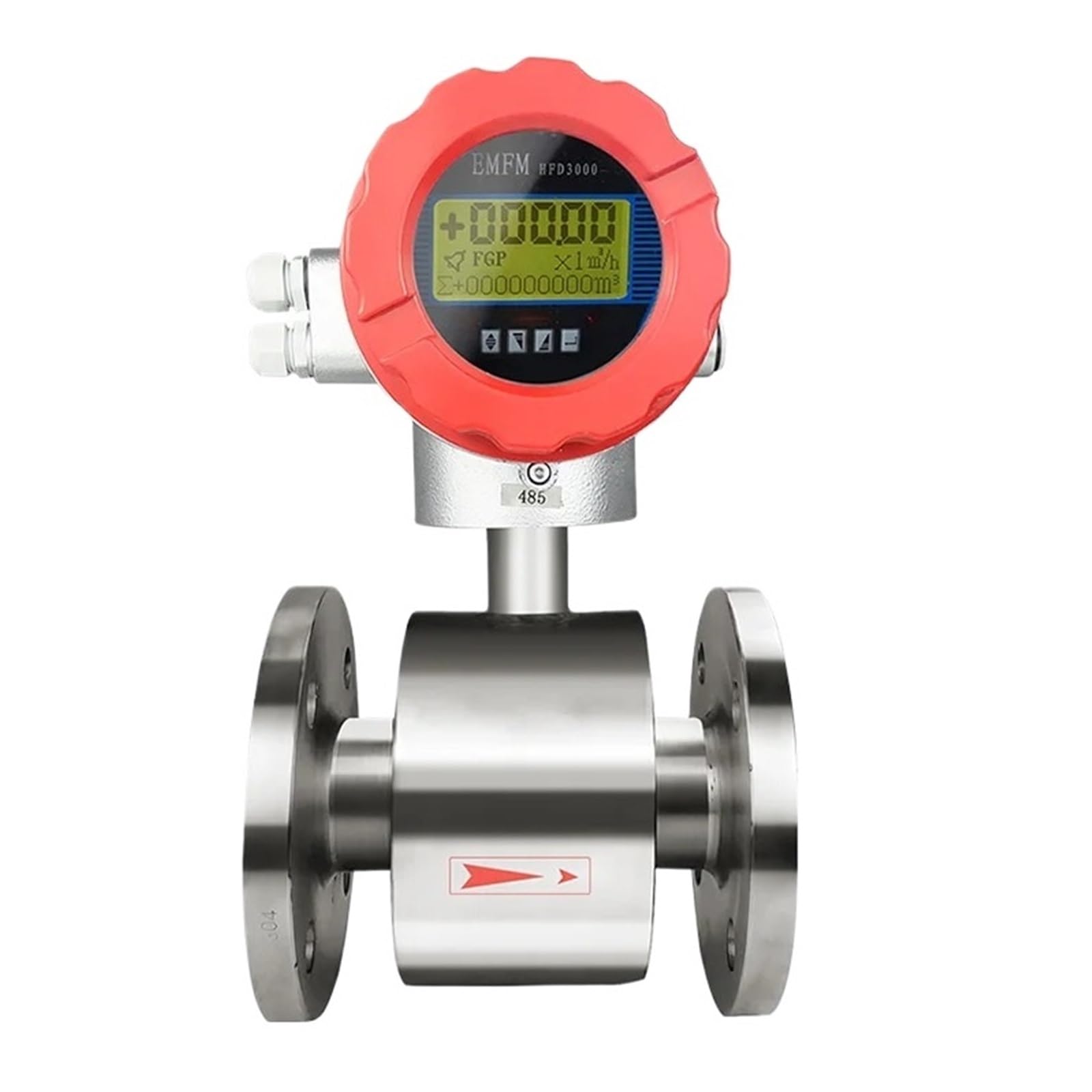 KSZHZYMGX Electromagnetic Flow Meter Magnetic Flow Sensor Sea Water Liquid Flowmeter DN65 DN80 DN100 DN300(DN80 220VAC)