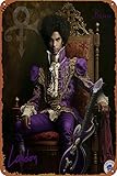 Prince-Renaissance Royalty Vintage tin poster, suitable for bars, cafes, offices, restaurants, family gardens, shops, clubs, logo gifts 12 X 8 inches