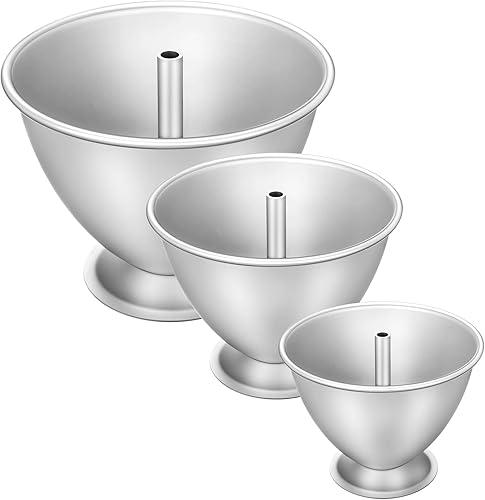 Maxcheck 3 piezas de vestido de princesa para muñecas, molde para tartas, molde de aluminio con núcleo calefactor para boda, cumpleaños, aniversario