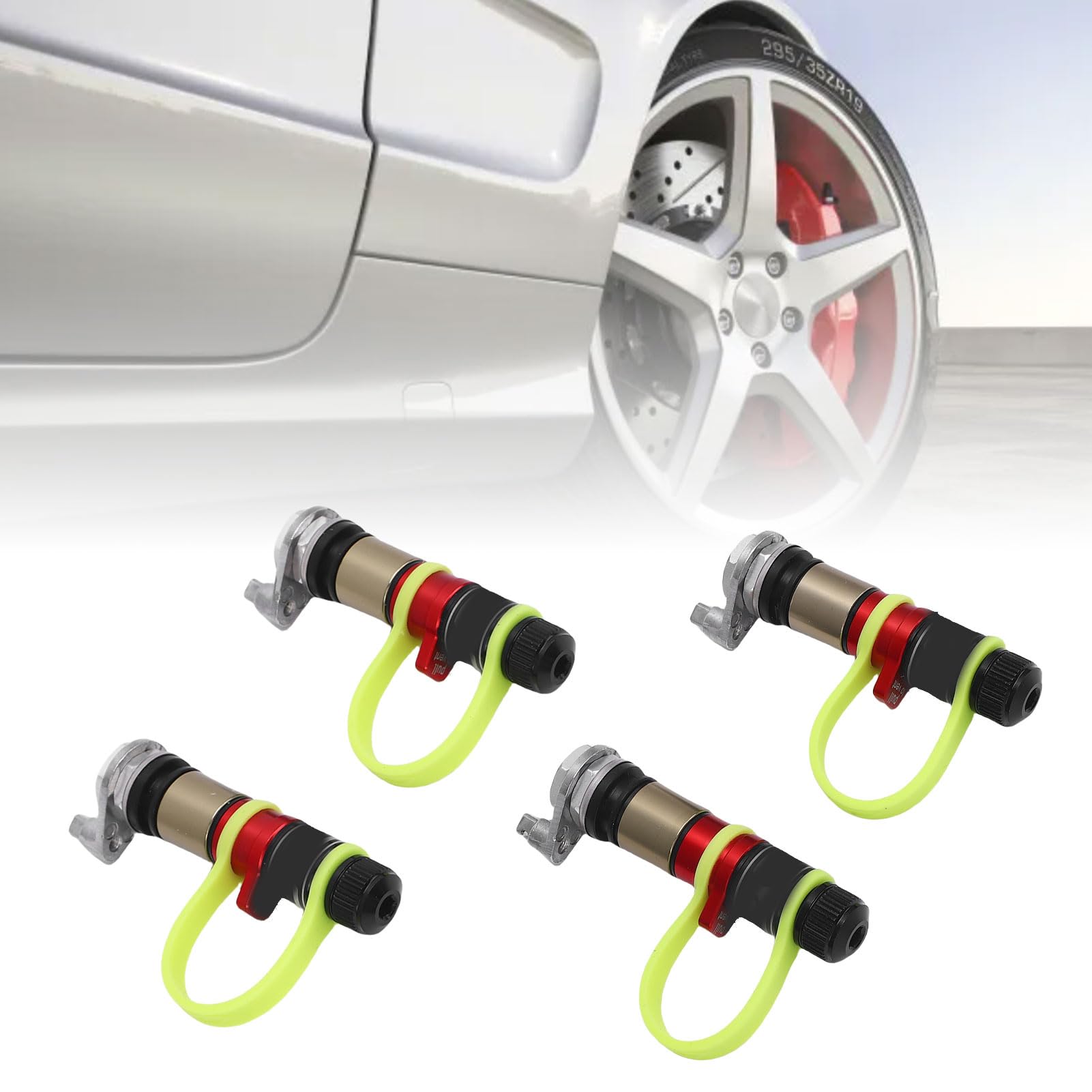 Kit Valvola di Sgonfiaggio Pneumatici Fuoristrada per Un Facile Funzionamento dell'Aria, 4 Pezzi con Elevata Precisione di Lavoro