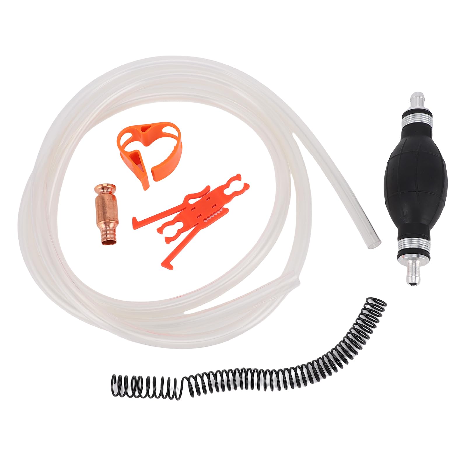 Domary Manual Fuel Siphon Pump Efficient Hand Gas Transfer Pump for
