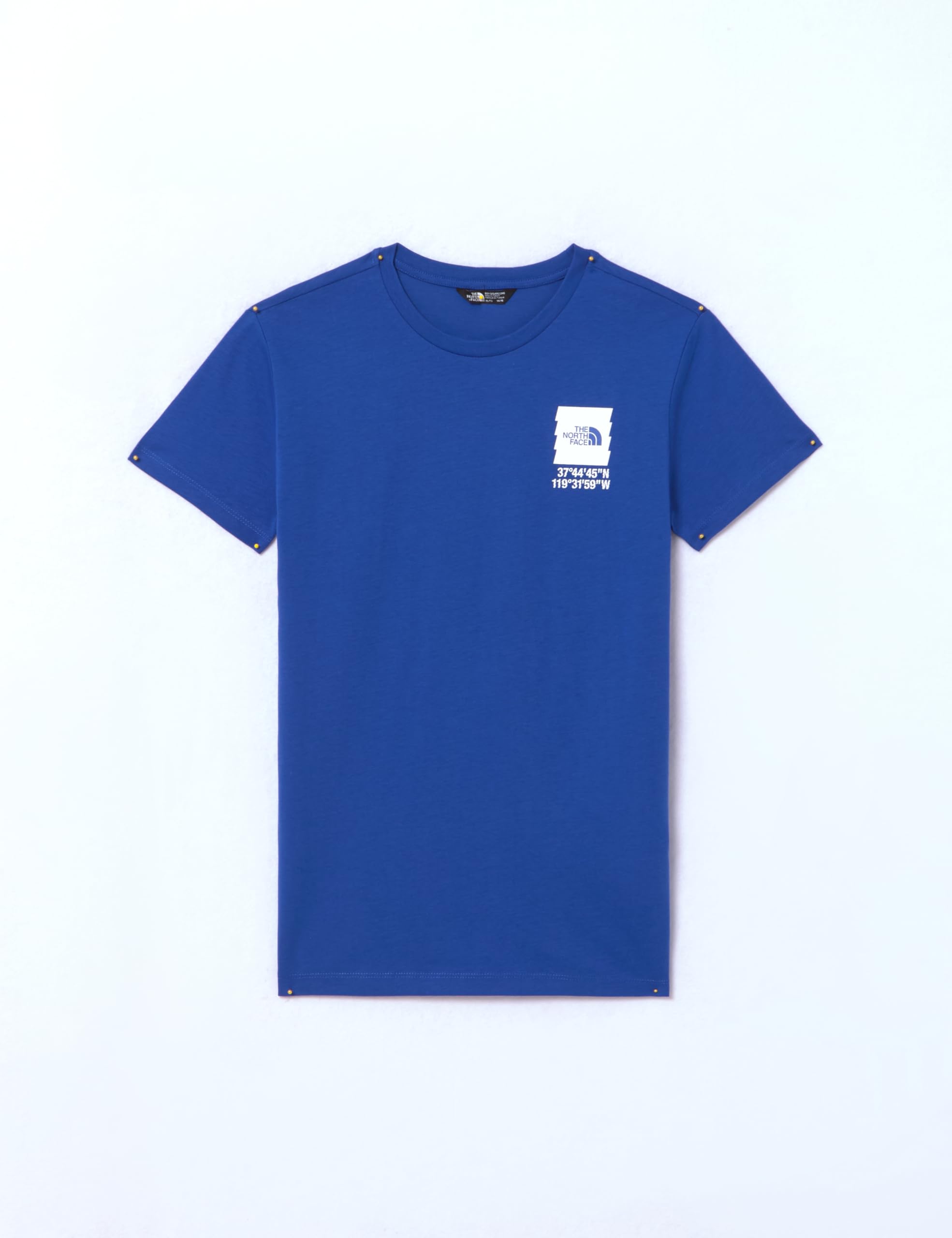 The North Face Boy's Coordinates Graphic S/S T-Shirt, TNF Blue, 10 Years
