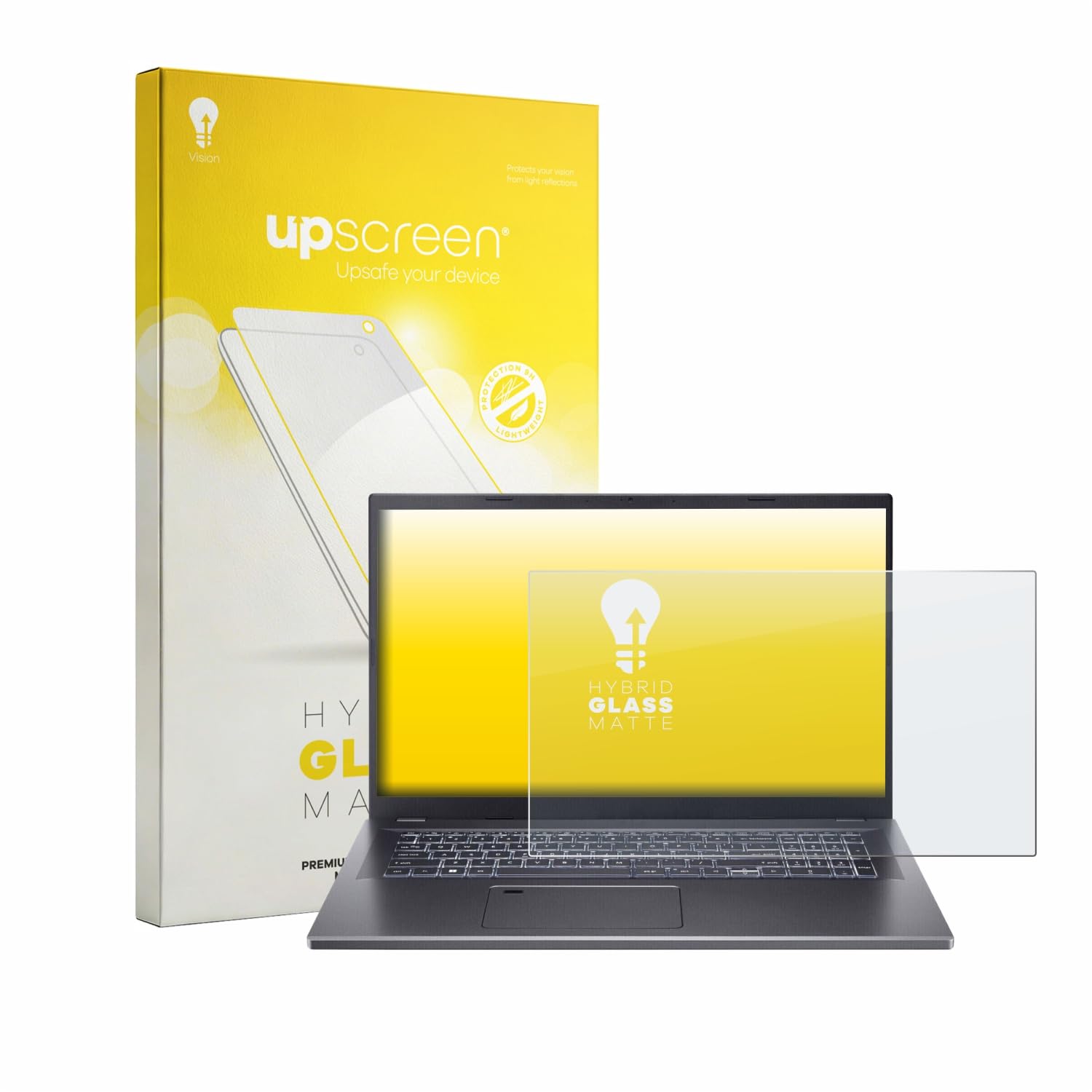 upscreen Pellicola Protettiva Opaca per Acer Aspire 17 A17-51 Protezione Schermo Anti-Riflesso - 9H Durezza, Senza Bolle