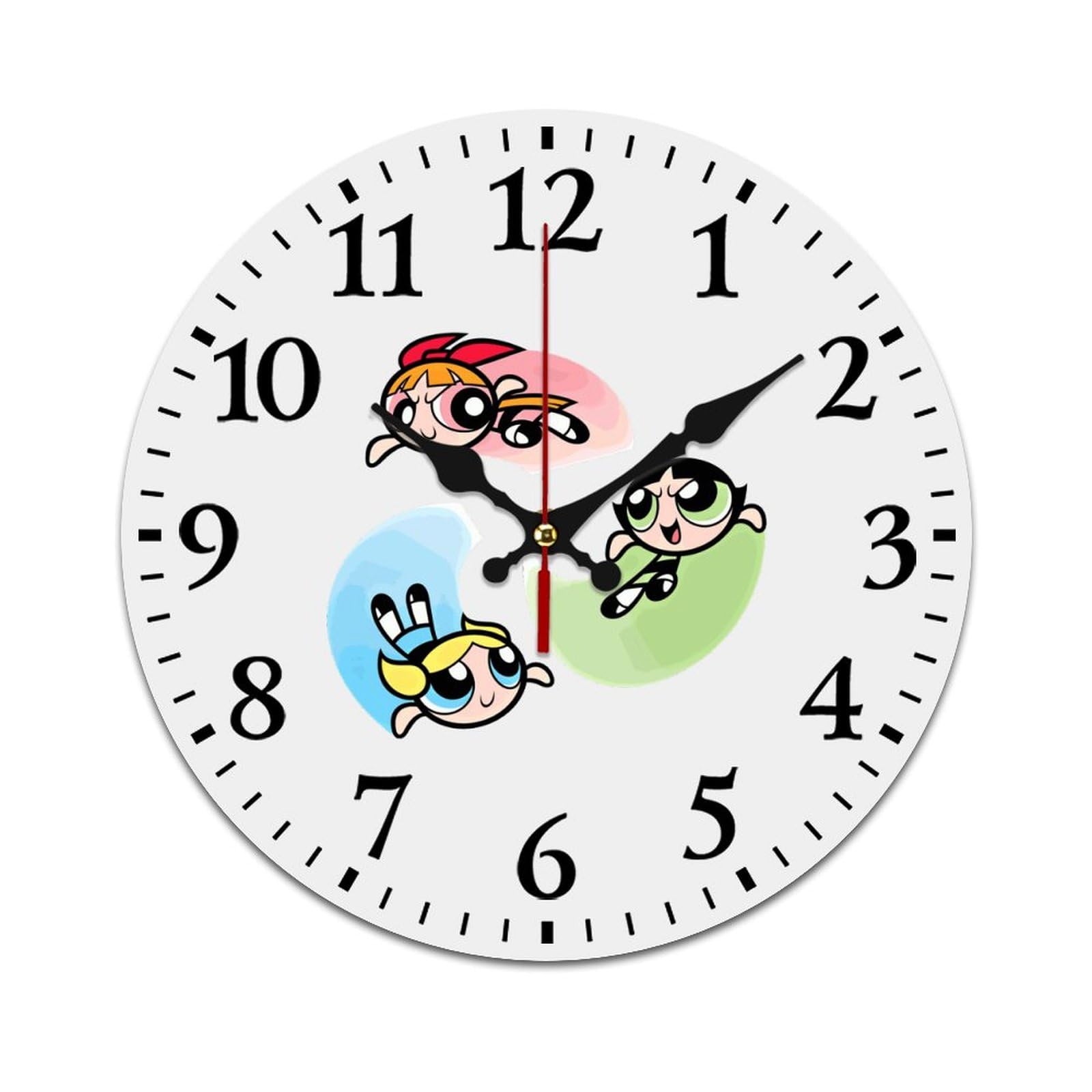 Amazon.co.jp: 壁掛け時計 パワーパフガールズ 掛け時計 かけ