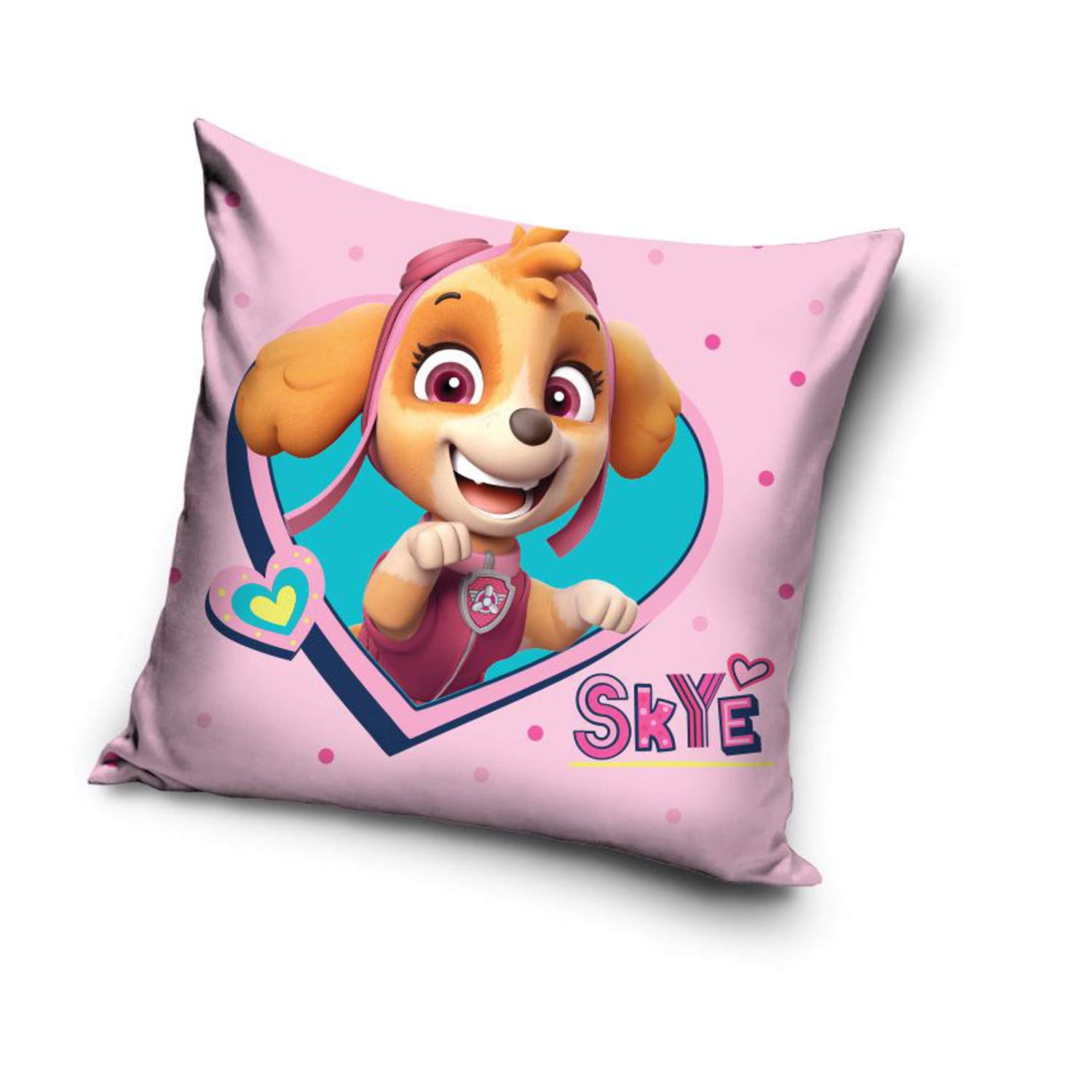Federa Cuscino Paw Patrol 40x40 Cm - Design Stampato, Con Cerniera, Lavabile, Per Cameretta Bambini