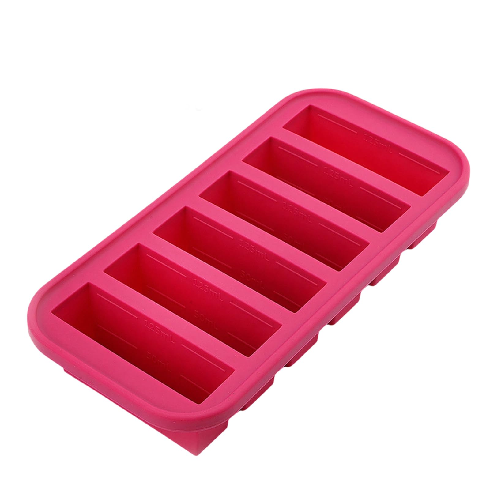 MALSSE Of 1 Silicone Freezers Molds with Lid for Ice Cubes Juices and Food Storage Space Saving Kitchen Essential Ice Block Tray with Cover