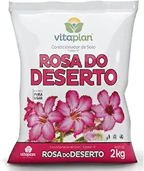 Substrato Solo Organico Terra Rosa Do Deserto 2kg Especialmente Desenvolvida Com Nutriente